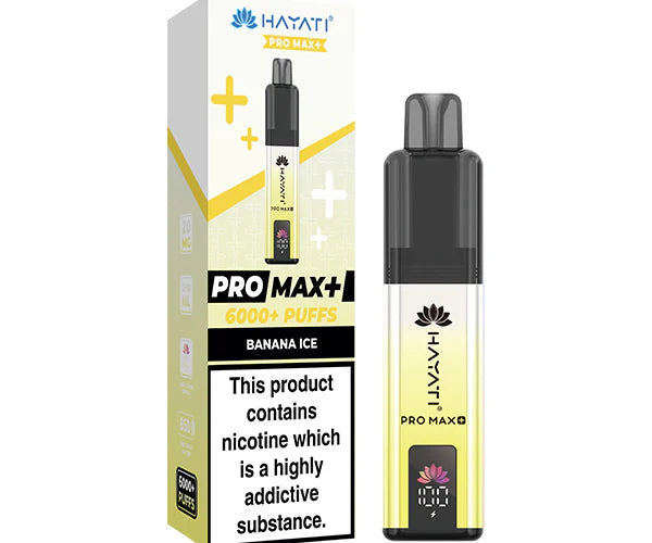 Hayati Pro Max+ 6K  Banana ICE  Pack of 5 x 20ml