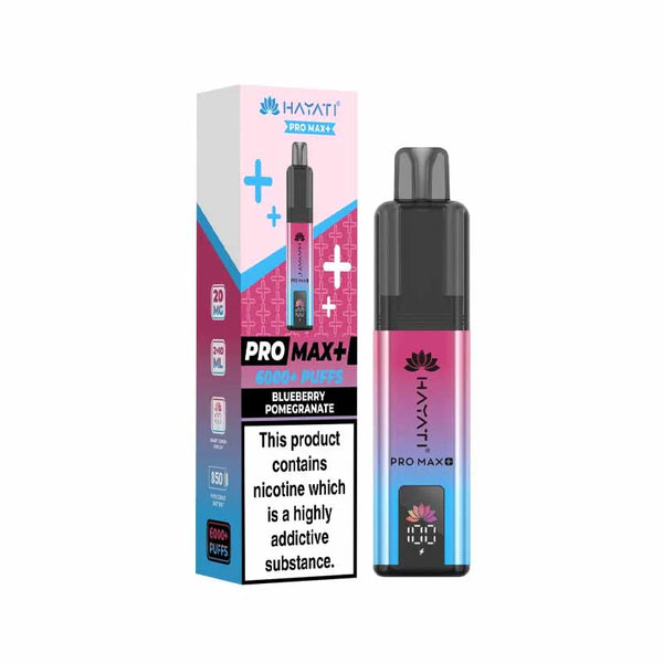 Hayati Pro Max+ 6K  Blueberry Pomegranate  Pack of 5 x 20ml