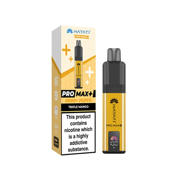 Hayati Pro Max+ 6K  Triple Mango  Pack of 5 x 20ml