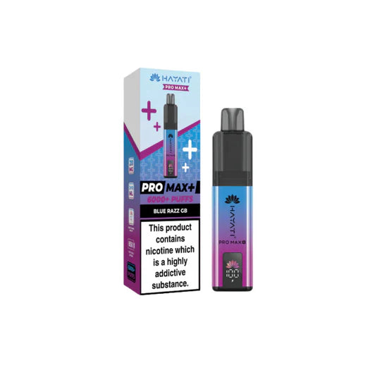 Hayati Pro Max+ 6K  Blue Razz  Pack of 5 x 20ml