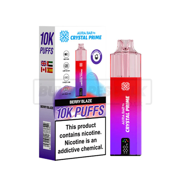 Aura Bar Crystal Prime Puffs Cherry Berry (10K)