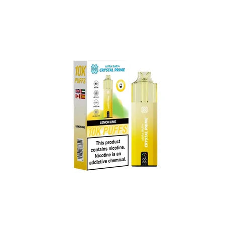 Aura Bar Crystal Prime Puffs Lemon Lime (10K)
