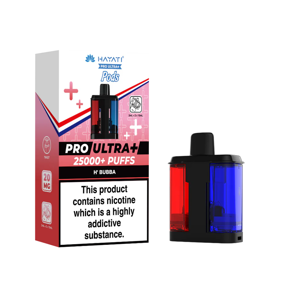 Hayati Pro Ultra + 25K  H’Bubba  Pack of 5 x 20ml