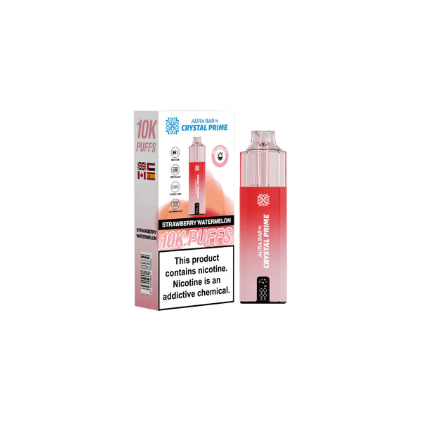 Aura Bar Crystal Prime Puffs Strawberry Watermelon (10K)
