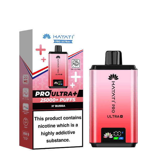 Hayati Pro Ultra + 25K  H’Bubba  Pack of 5 x 20ml