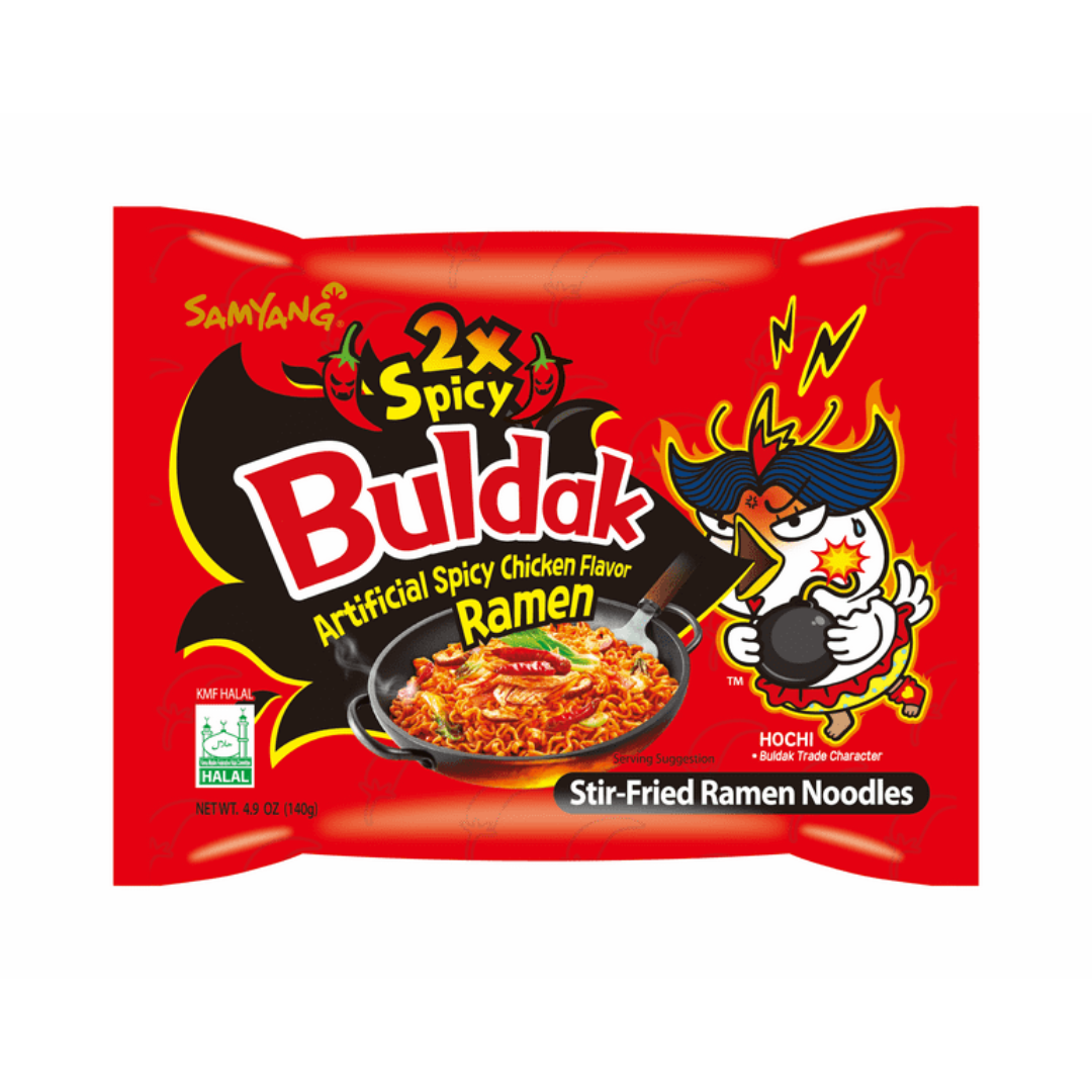 Buldak 2× Spicy (Hot Chicken Flavor Ramen) 40 Packs