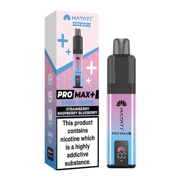 Hayati Pro Max+ 6K  Strawberry Raspberry Blueberry Pack of 5 x 20ml