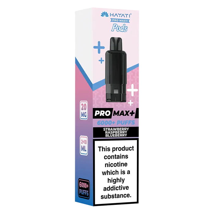 Hayati Pro Max+ 6K  Strawberry Raspberry Blueberry Pack of 5 x 20ml