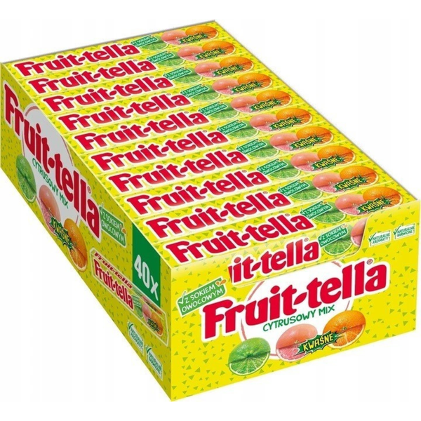 Fruittells Cytrus Mix 40 x 41g