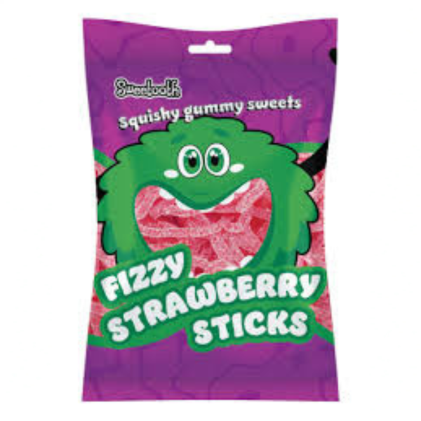 SWEETOOTH FIZZY BERRY STICKS 24 x 150g