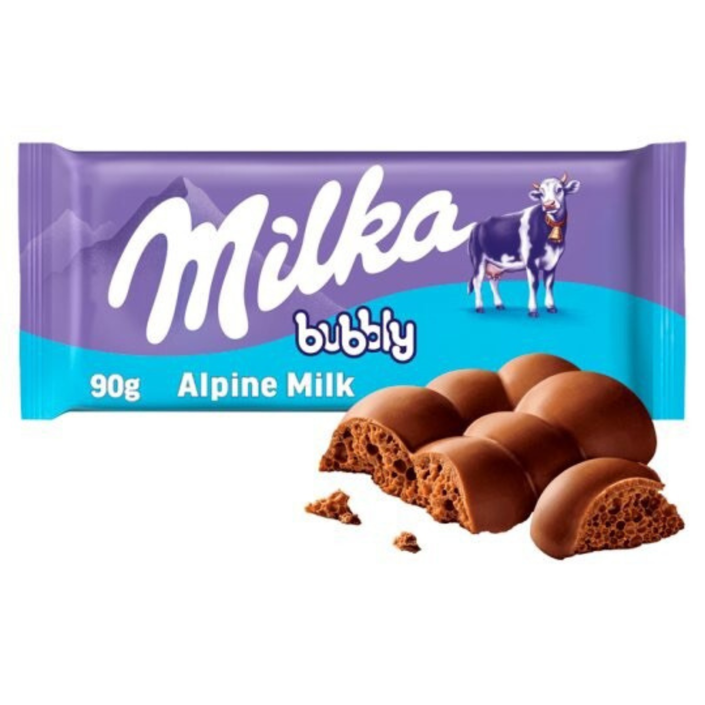 Milka Bubbly Alpine Milk 24 x90g