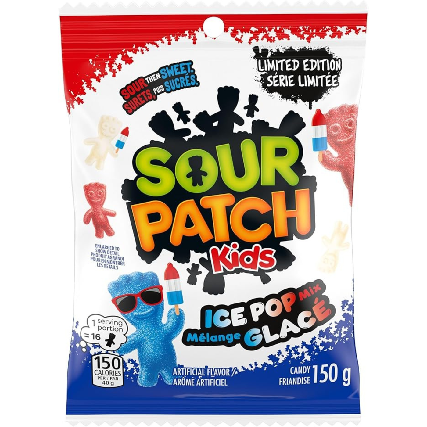Sour Patch Kids Ice pop mix 150g x 12
