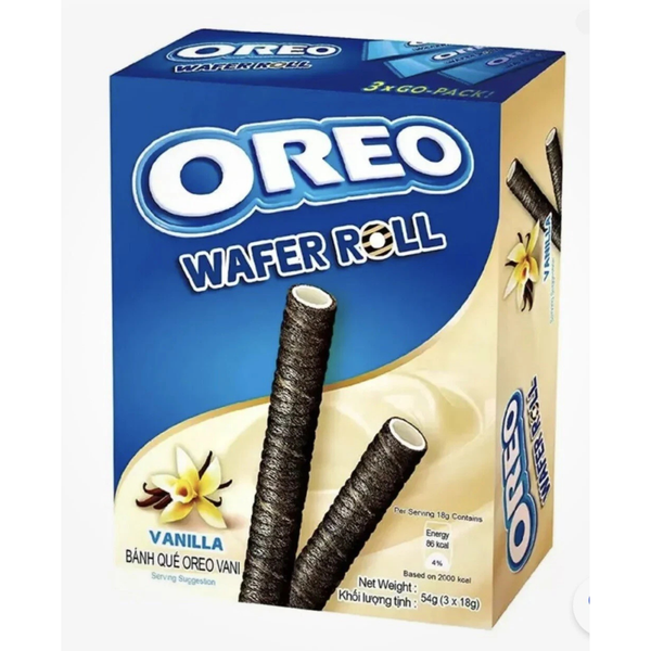 Oreo Wafer Roll Vanila 54g x 20