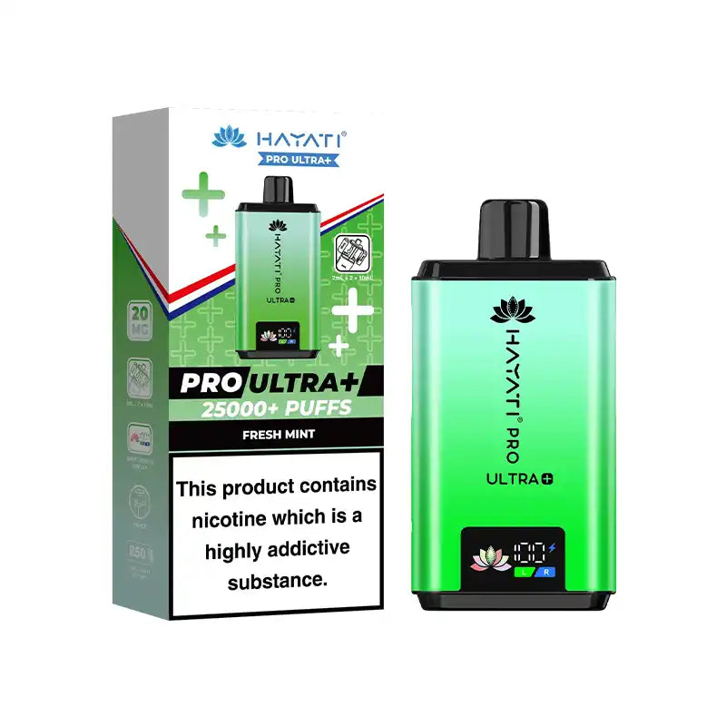 Hayati Pro Ultra + 25K  Fresh Mint  Pack of 5 x 20ml