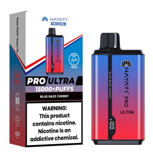 Hayati Pro Ultra + 25K  Blue Razz Cherry  Pack of 5 x 20ml