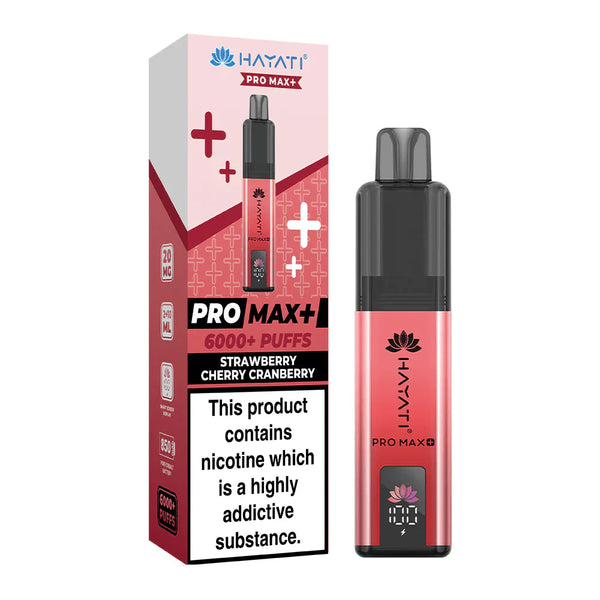 Hayati Pro Max+ 6K  Strawberry Cherry Cranberry Pack of 5 x 20ml