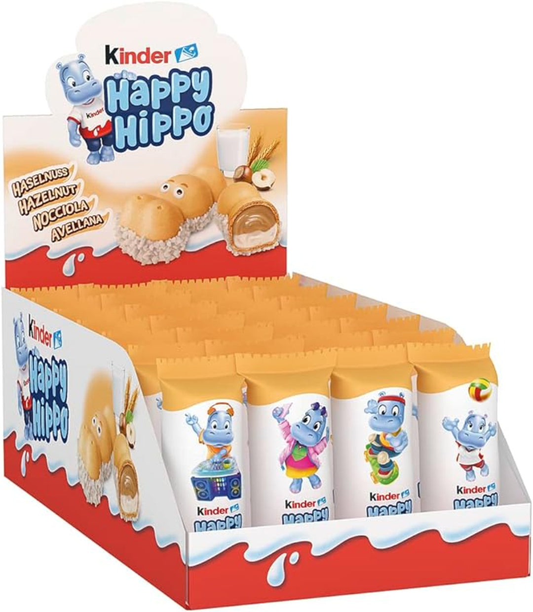 Kinder Happy Hippo Hazelnut (22×100g)