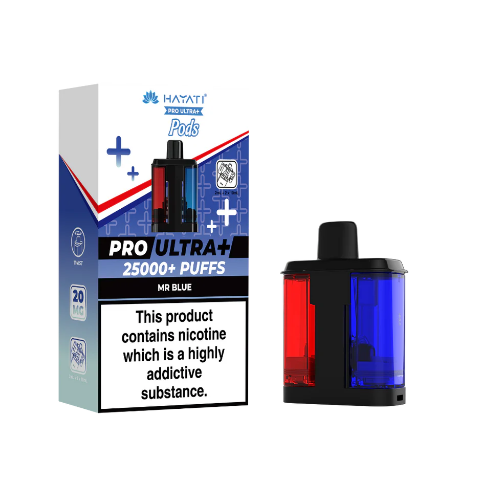 Hayati Pro Ultra + 25K  Mr Blue  Pack of 5 x 20ml