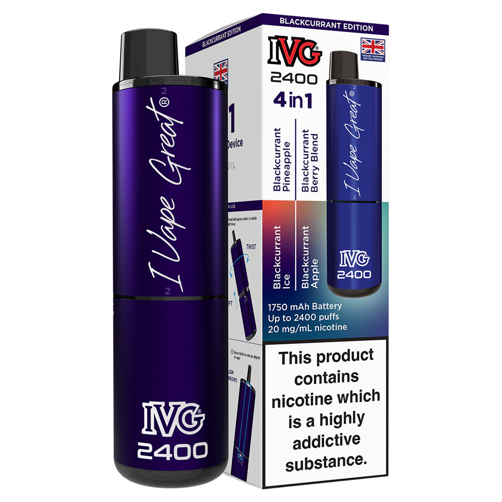 IVG-2400 BlackCurrant Edition  70/pcs  (20mg)