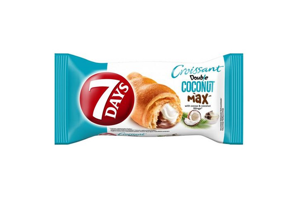 7 Days Croissant Double Cocoa & Coconut  80g x  20