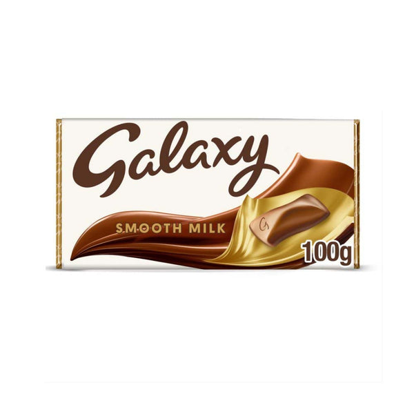 Galaxy Smooth Milk Chocolate Block Bar 100g x 10