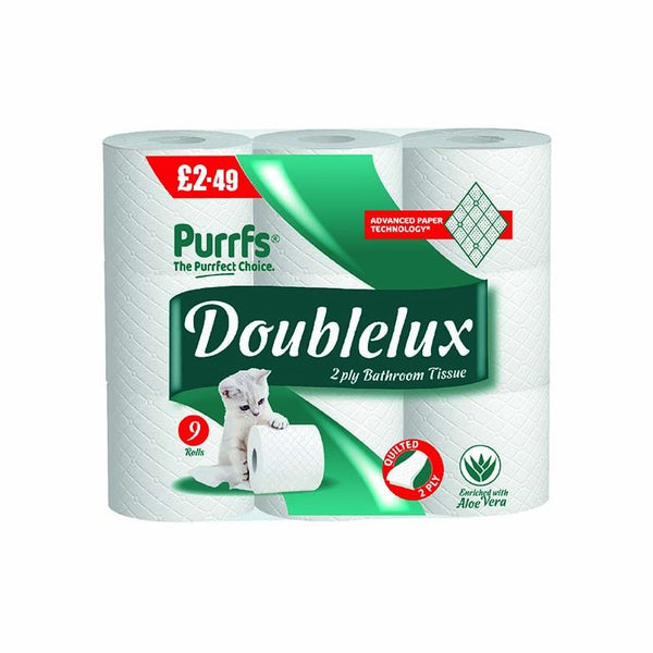Doublelux White Aloe Vera  Fragrance 2ply  (9x5)2.49PM