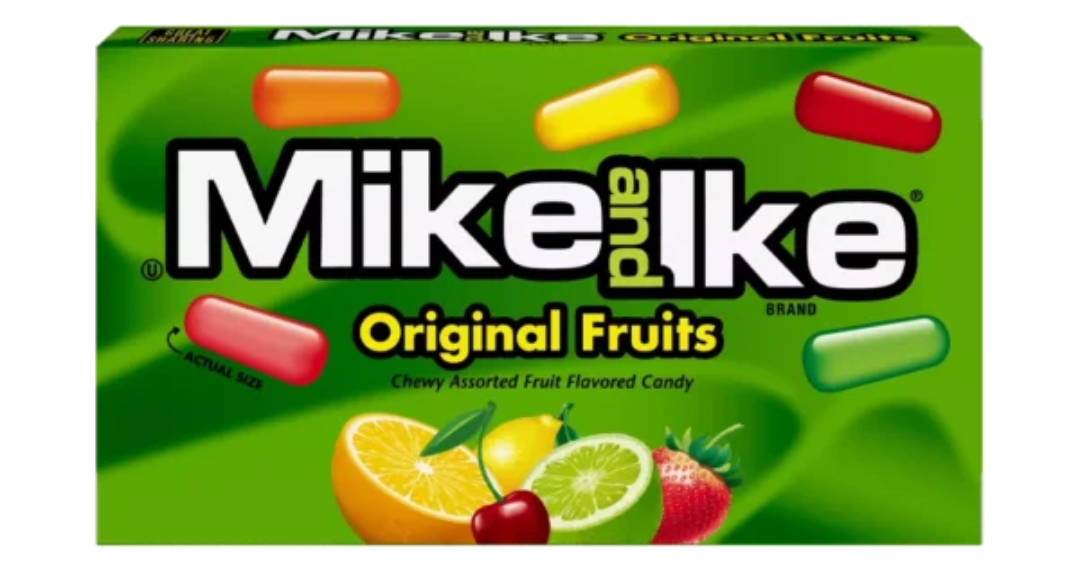mike & ike tb original fruits (120g/12)