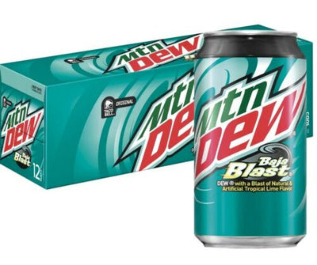 Mountain Dew Baja Blast 355ml x 12