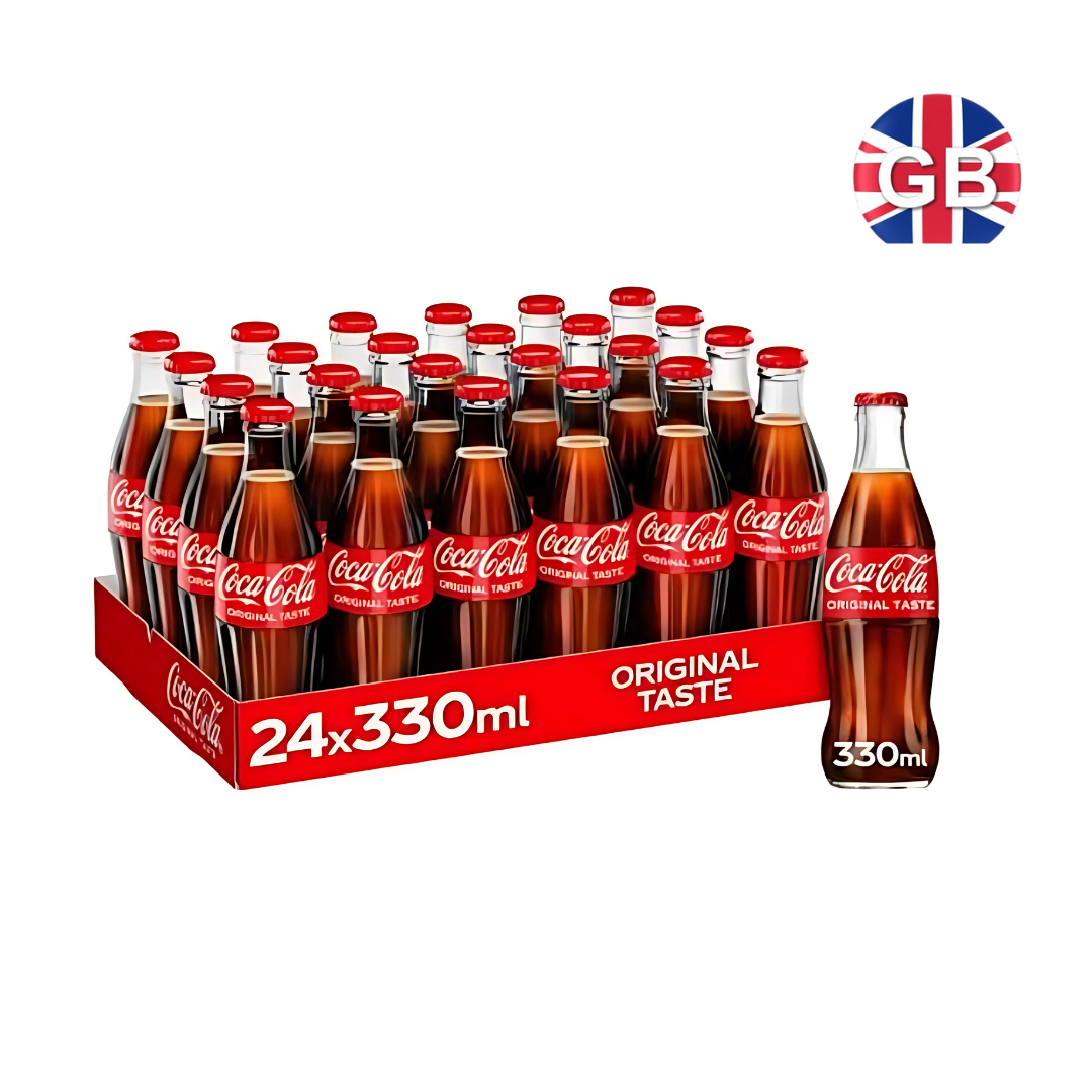 Coke Original Glass Bottles (330 ml x 24)