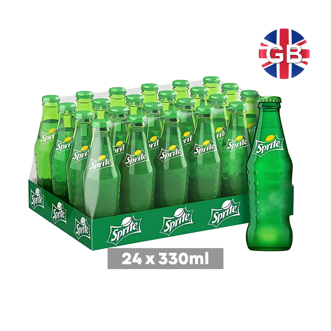 Sprite Glass Bottles (330ml x 24)