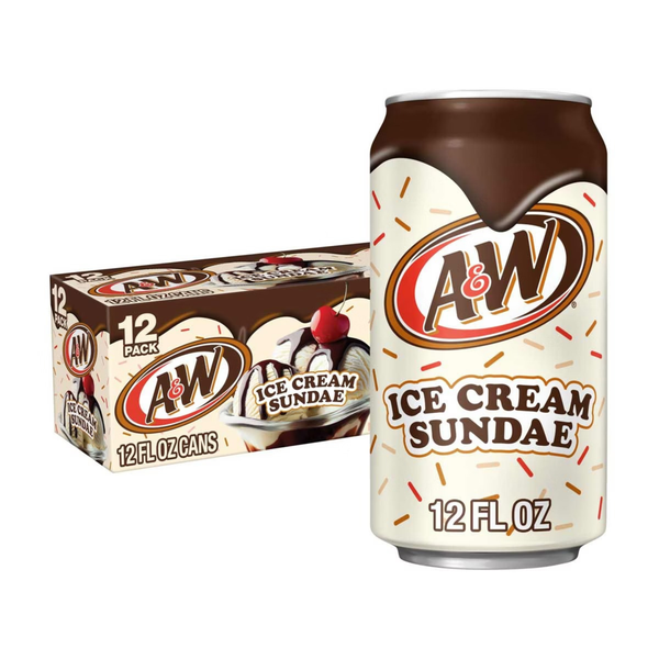A&W ICE CREAM SUNDAE (355ML x 12)