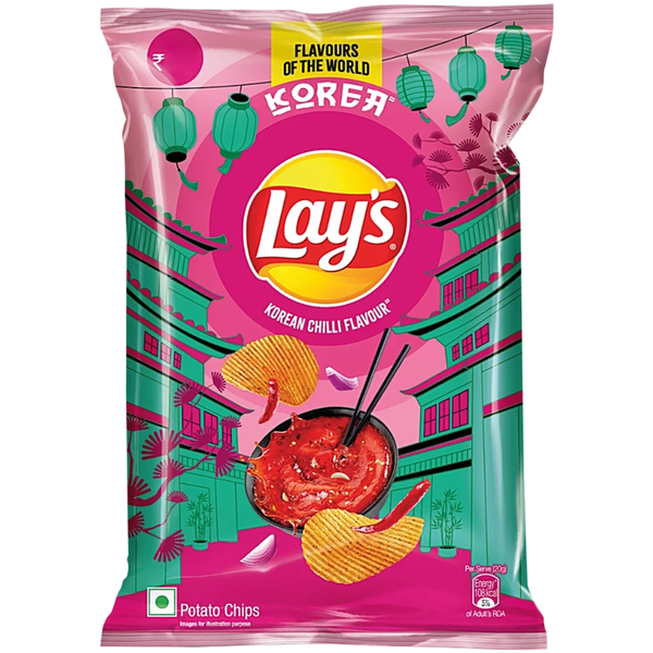 Indian Lays Chilli Flavor Pack of 30