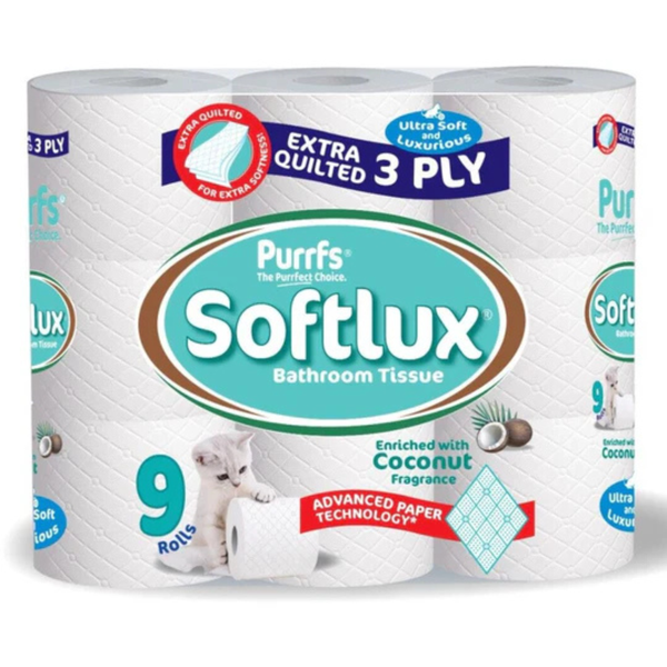 Softlux Coconut Frangrance 3ply (5x9)