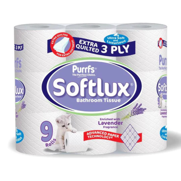 Softlux Lavendra Fragrances 3ply (5x9)