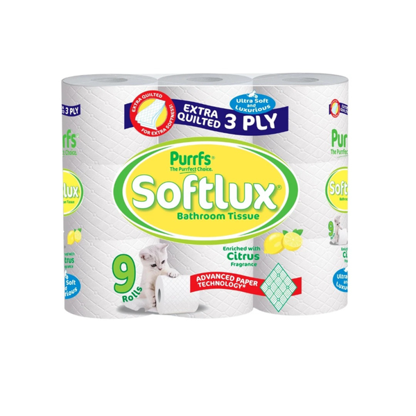 Softlux White Citrus Fragrances 3ply (5x9)