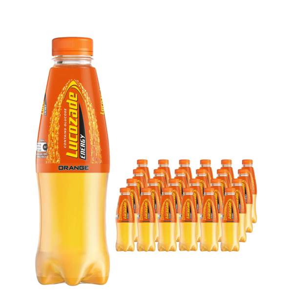Lucozade energy orange bottle 500 x 24