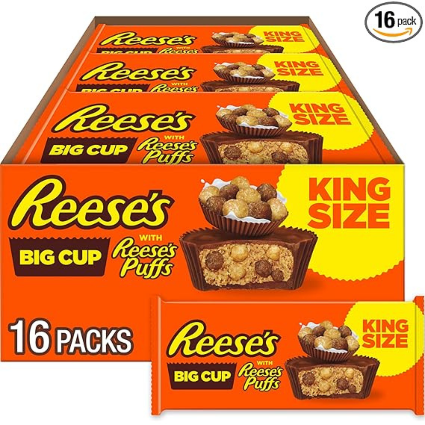 Reese's big cup with reese's puffs (34g x 16)