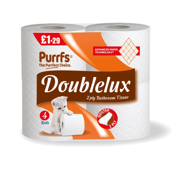 Doublelux White Aloe Vera Red 3ply (10x4)