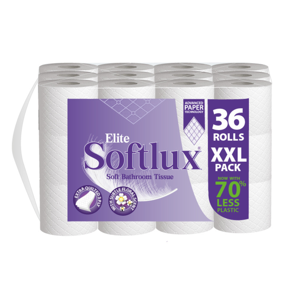 Softlux White 3ply Pack of 36