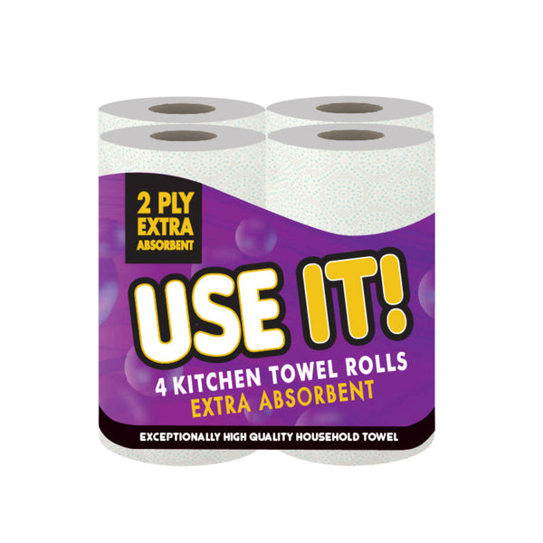 4 Pack 2 Ply White (6x4)