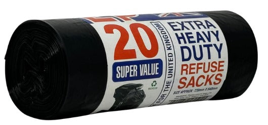 Wolf polythene  refuses sacks Pack of 20