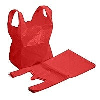 M4 Red  HDPE Carrier Bags  Large 11'x17""x21"" 10 inner packs