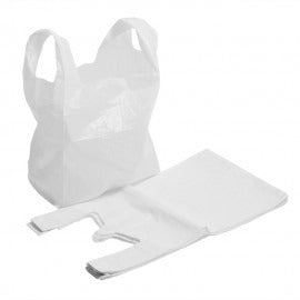 M4 White  HDPE Carrier Bags  Large 11'x17""x21"" 10 inner packs