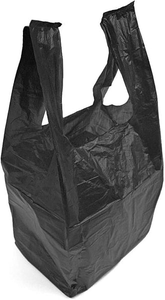 M3 Black HDPE Carrier Bags  Large 10'x13""x18"" 10 inner packs
