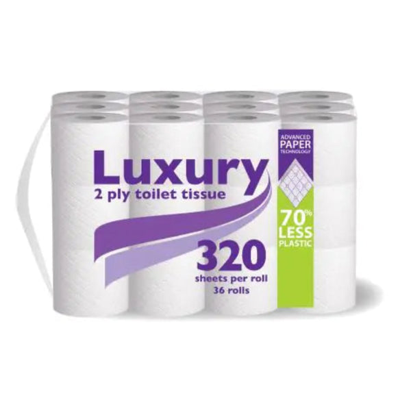 Luxury White Lavendra Fragrance  2ply 320 sheets