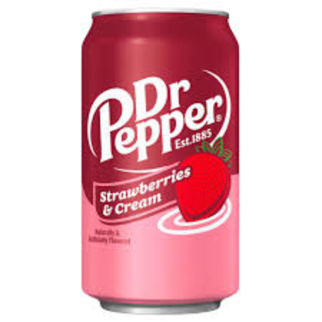 Dr Pepper Strawberry & Creams (355ml x 12)