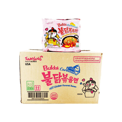 Buldak Carbonara Spicy(Arficial Spiciy Chicken Flavor Ramen) 40 Packs