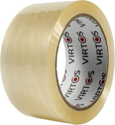 Virtos Heavy Duty Package Tape Silent/Clear Bopp Tape  48 MIC x 48MM x 66MM
